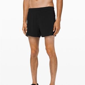 Men’s lululemon Black Surge Shorts 4”